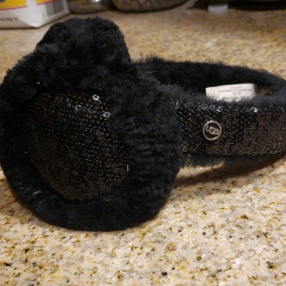 Sparkly ugg earmuffs
